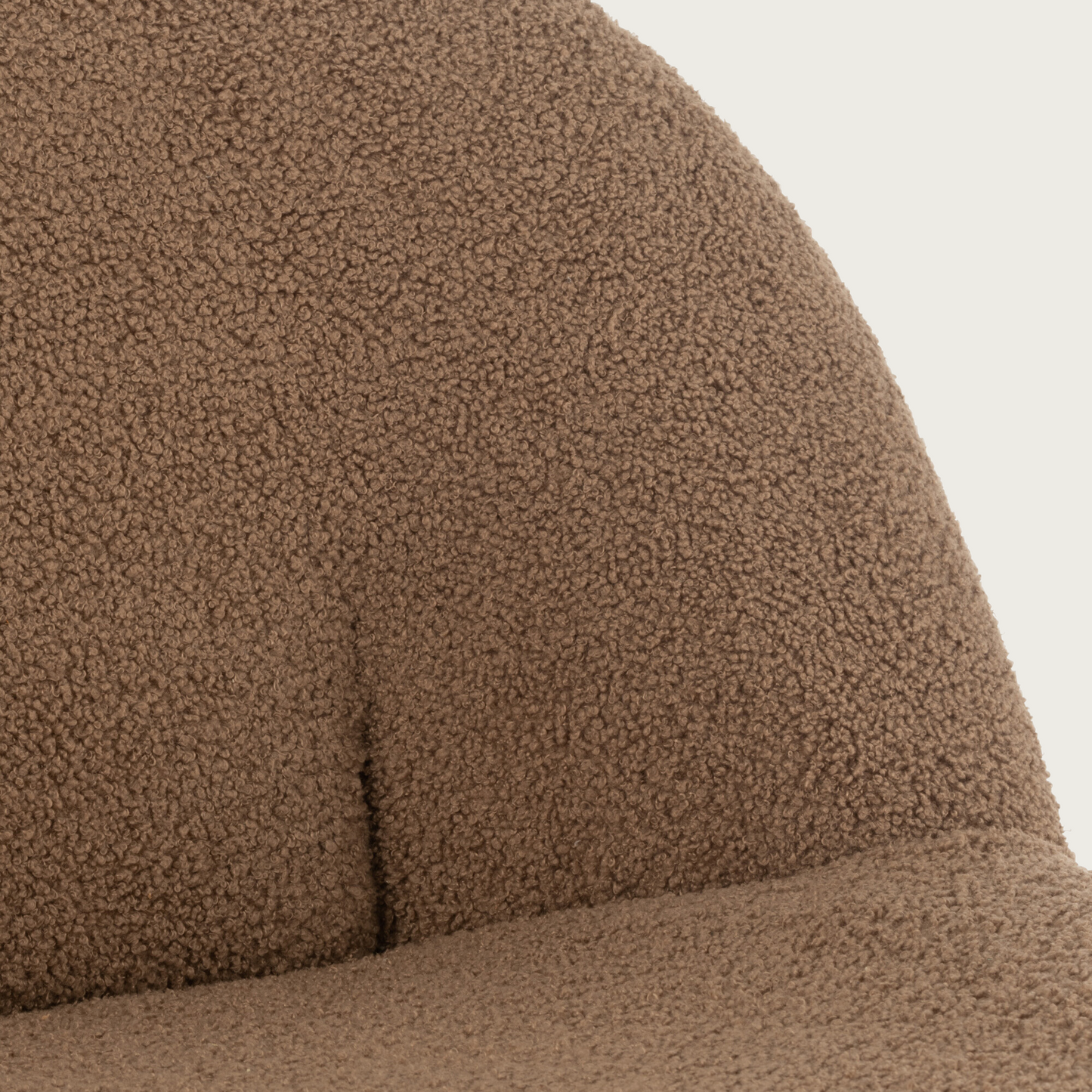 Stool Teddy Velvet Brown