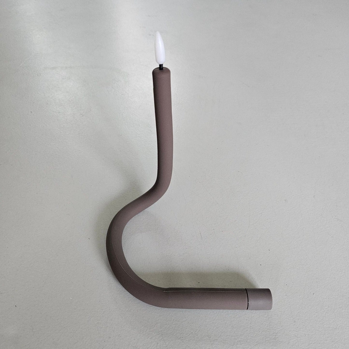 Flexibele ledkaars bruin