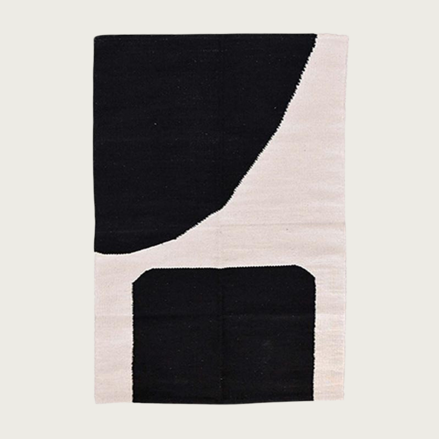 Rug Bloop Black Cotton 200X300cm