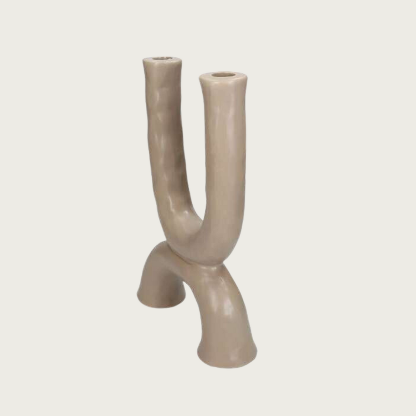 Kandelaar Irregular Beige M