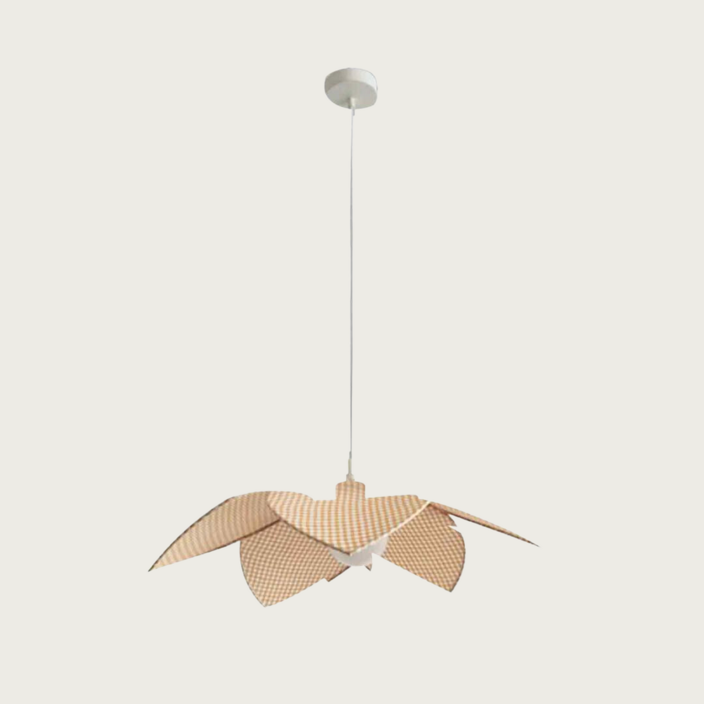 Hanging lamp Checkered Beige