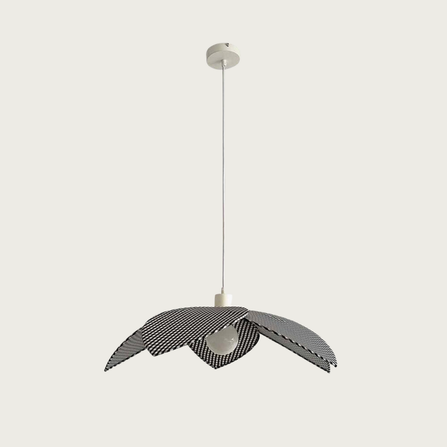 Hanging lamp Checkered Black