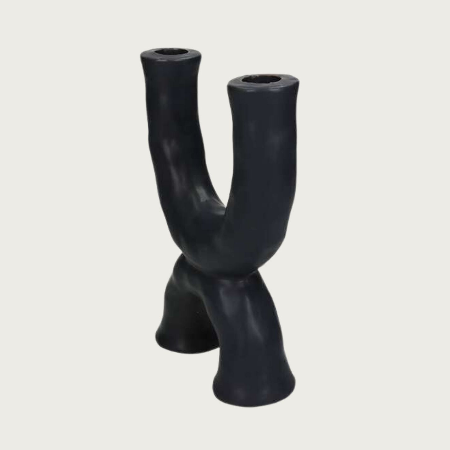 Kandelaar Irregular Zwart M