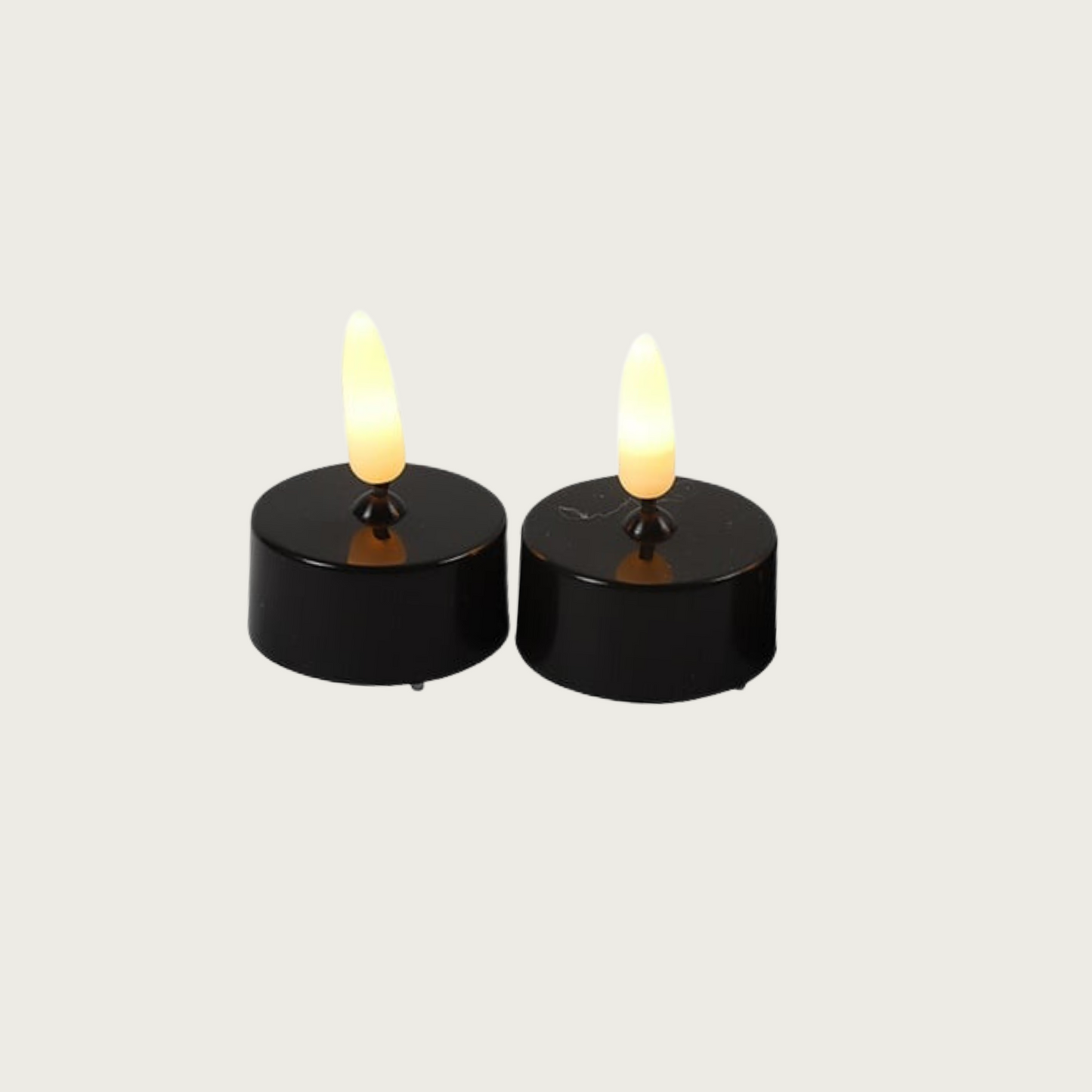 Led Theelicht Set Zwart