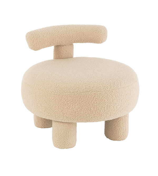 Stool Round With Chairback