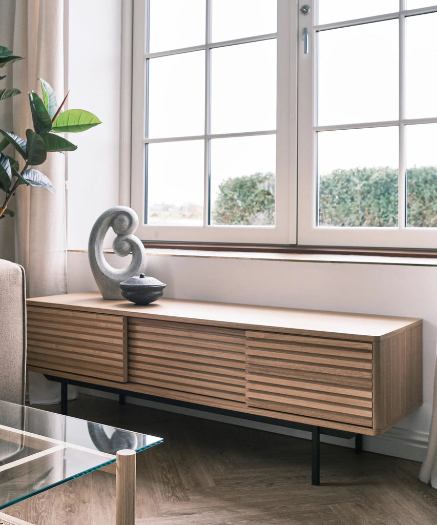 Sense TV-bench - natural ash wood