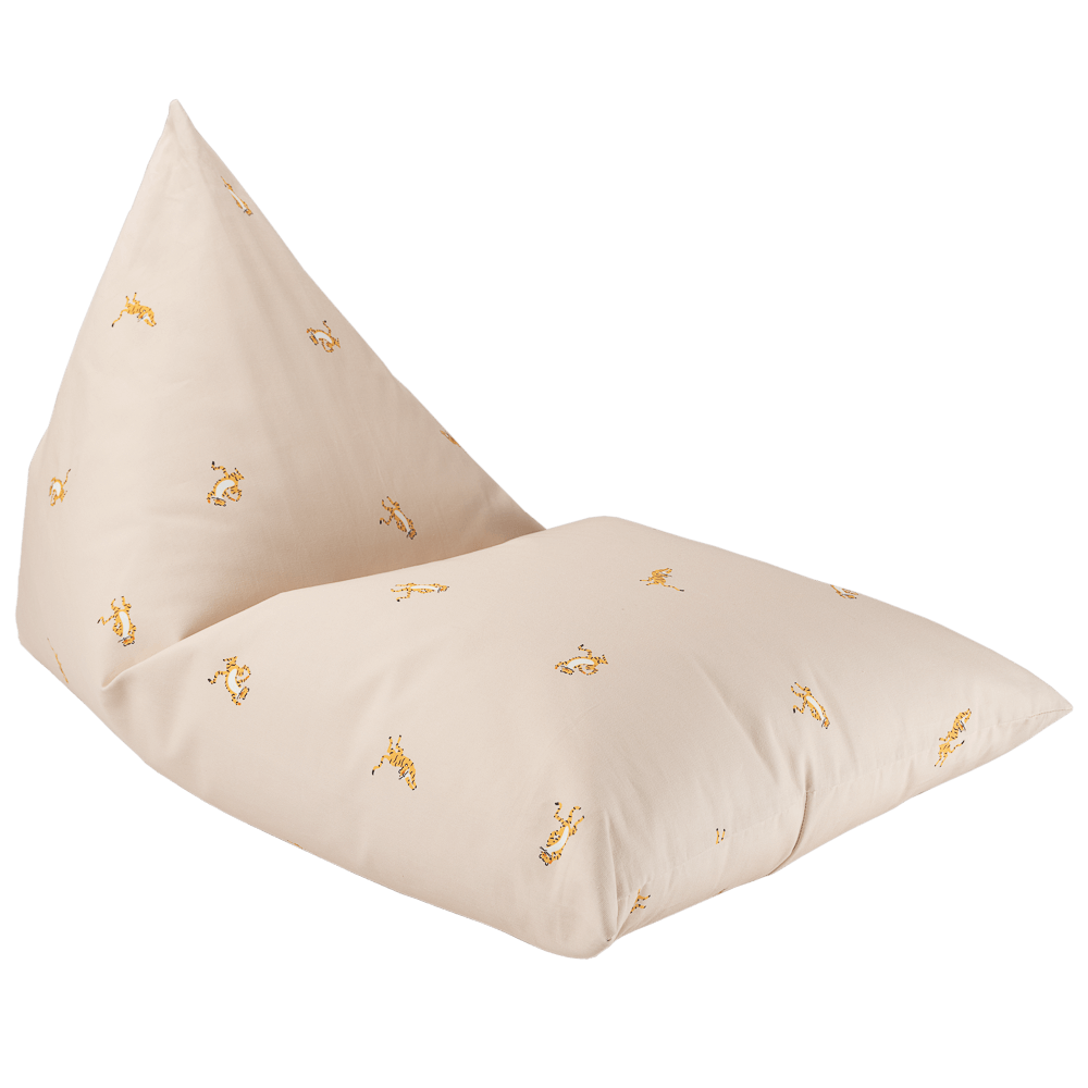 Beige Tiger Big Lounger