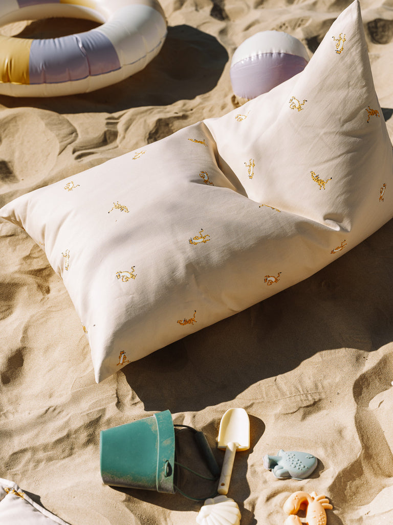 Beige Tiger Big Lounger