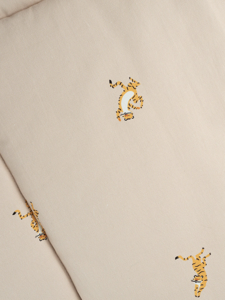 Beige Tiger Big Lounger
