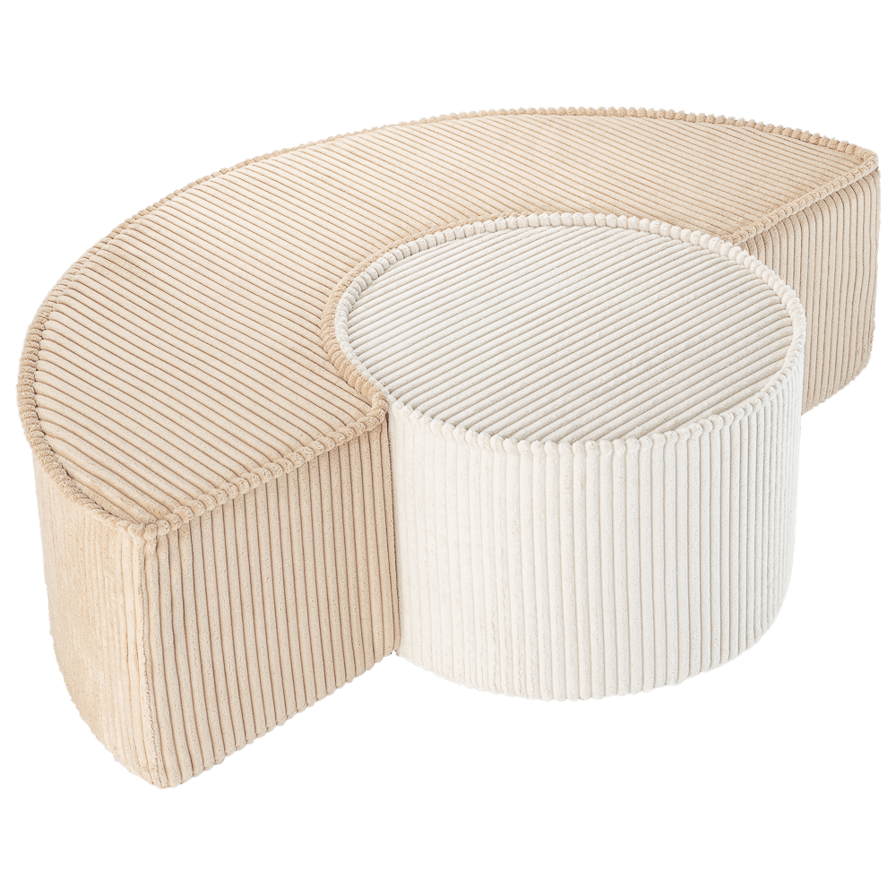 Brown Sugar Pouffe Set