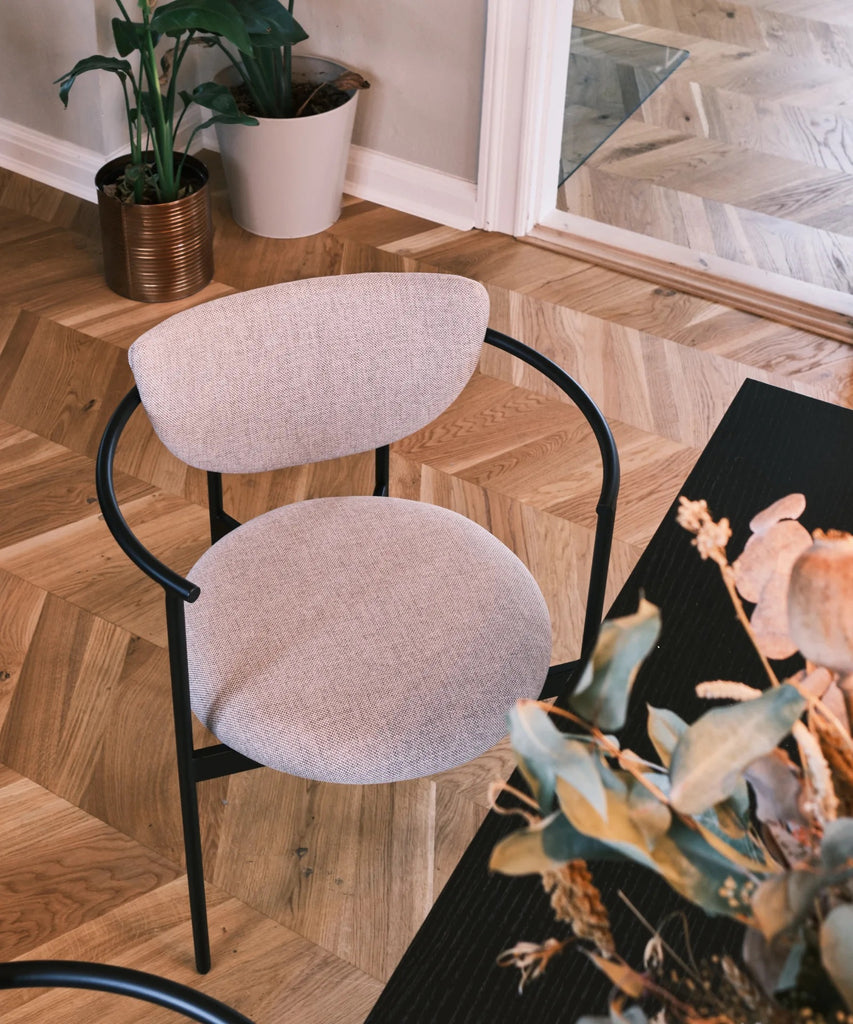 Lunar chair - grey weave