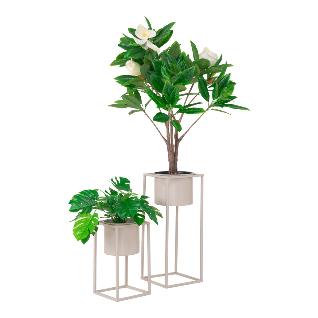 2 flowerpots