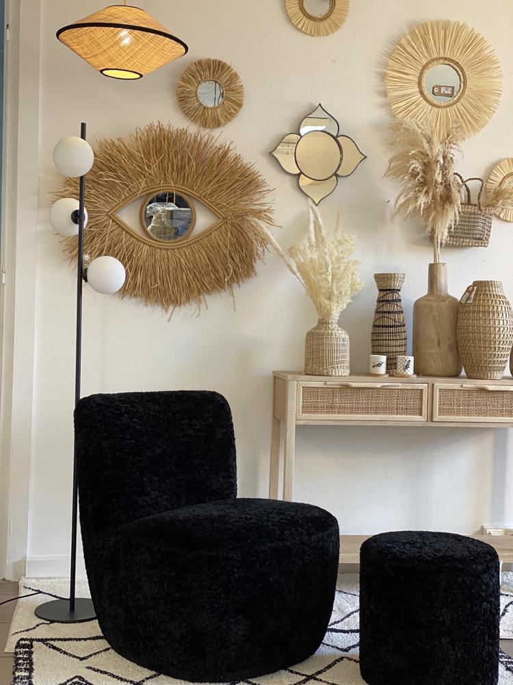 Floor Lamp Edmond Black 3 Lamps