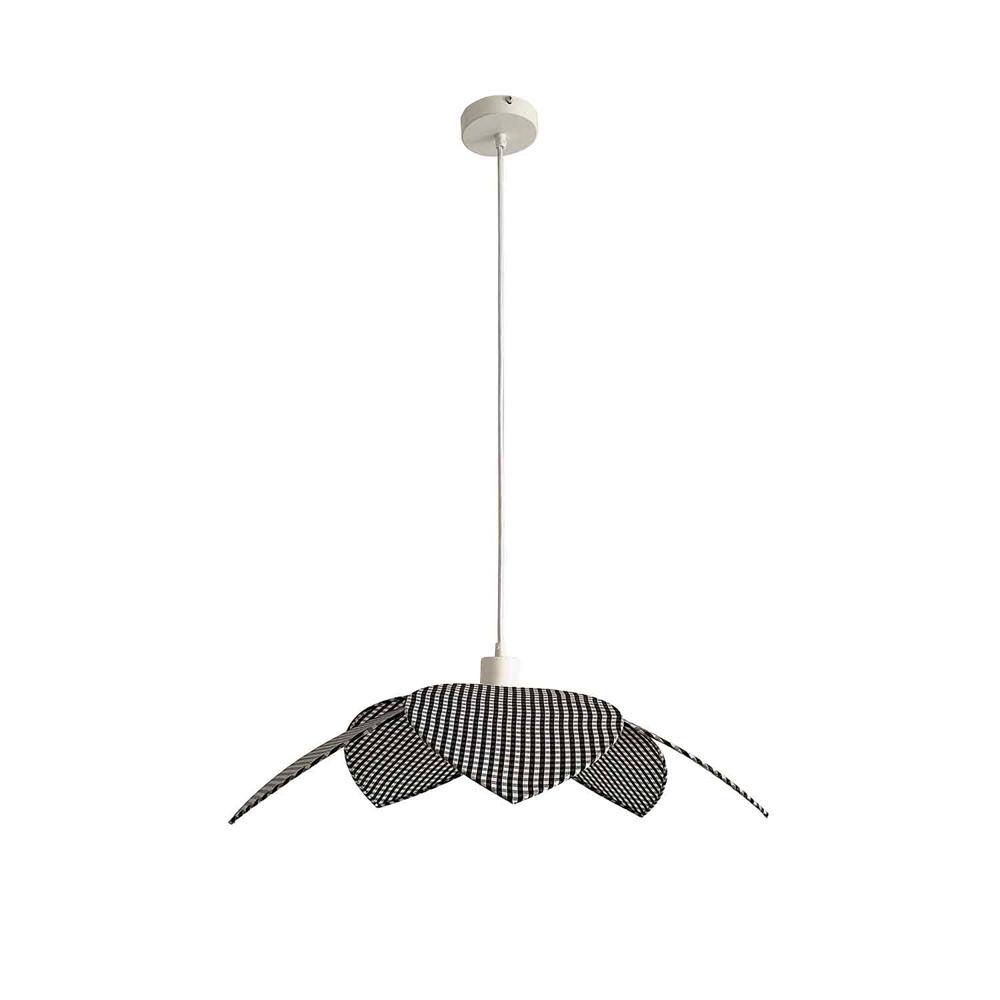 Hanging lamp Checkered Black