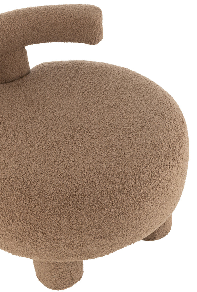 Stool Round With Chairback