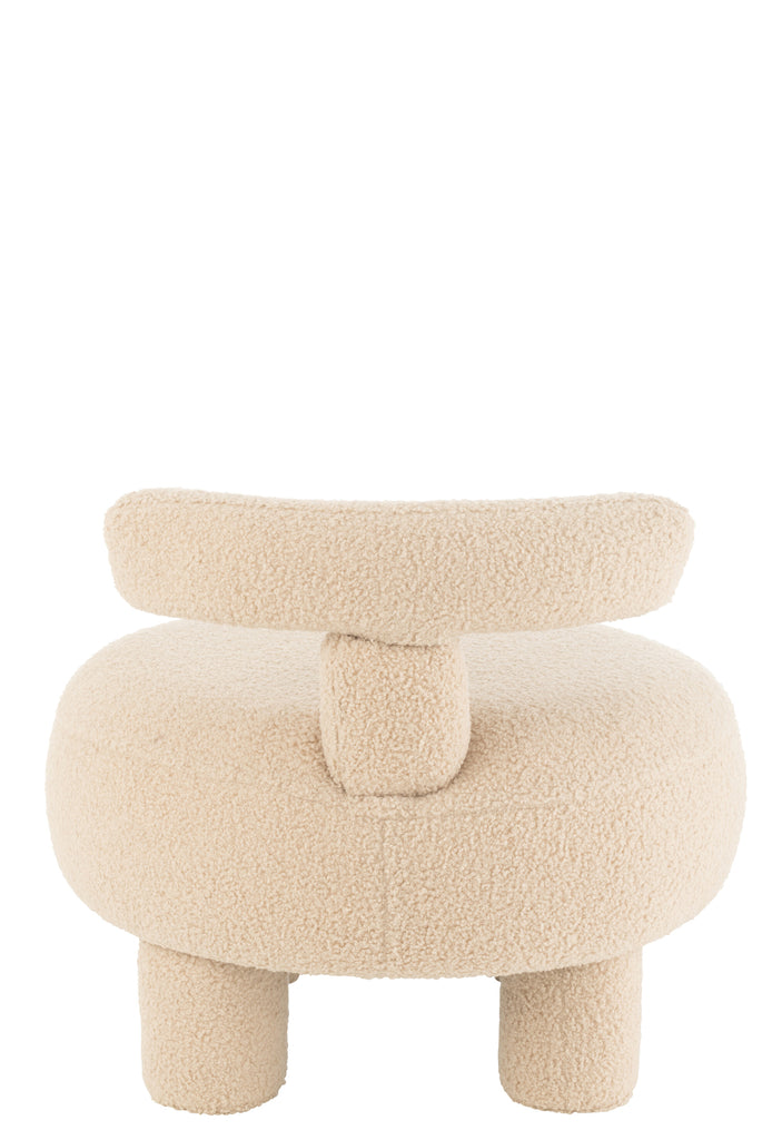 Stool Round With Chairback