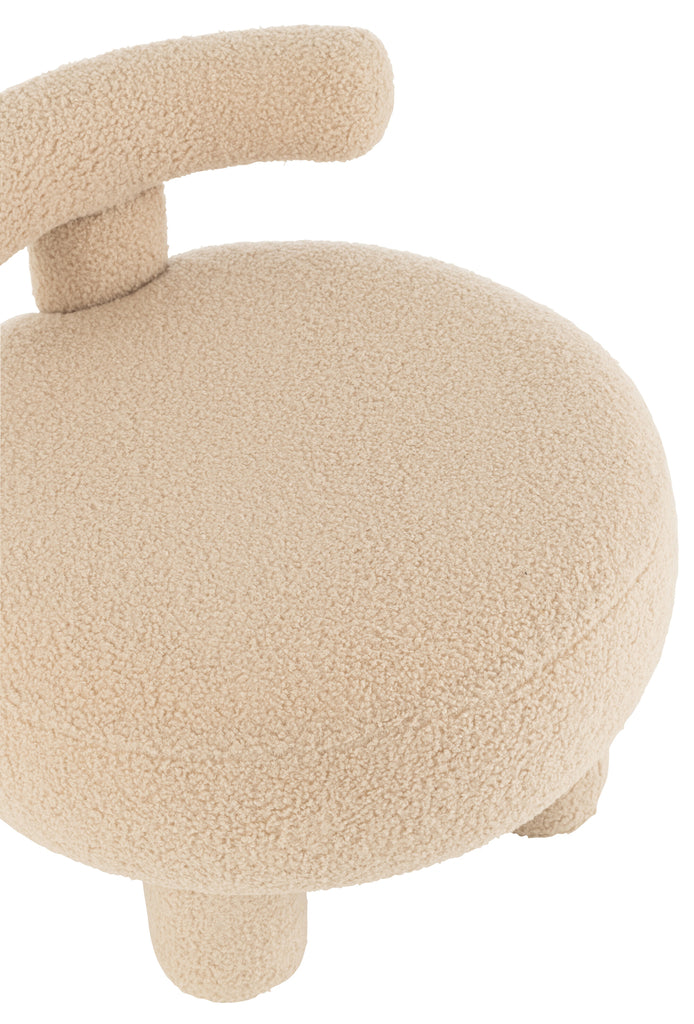 Stool Round With Chairback