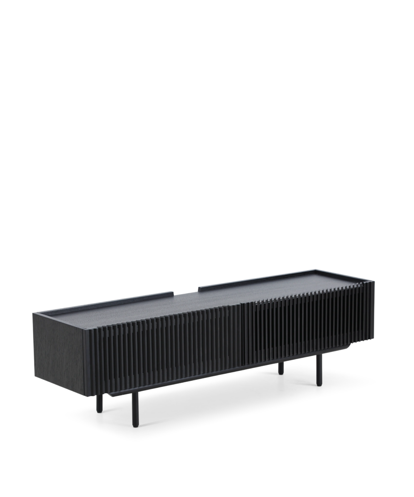 Louvre tv unit - black oak