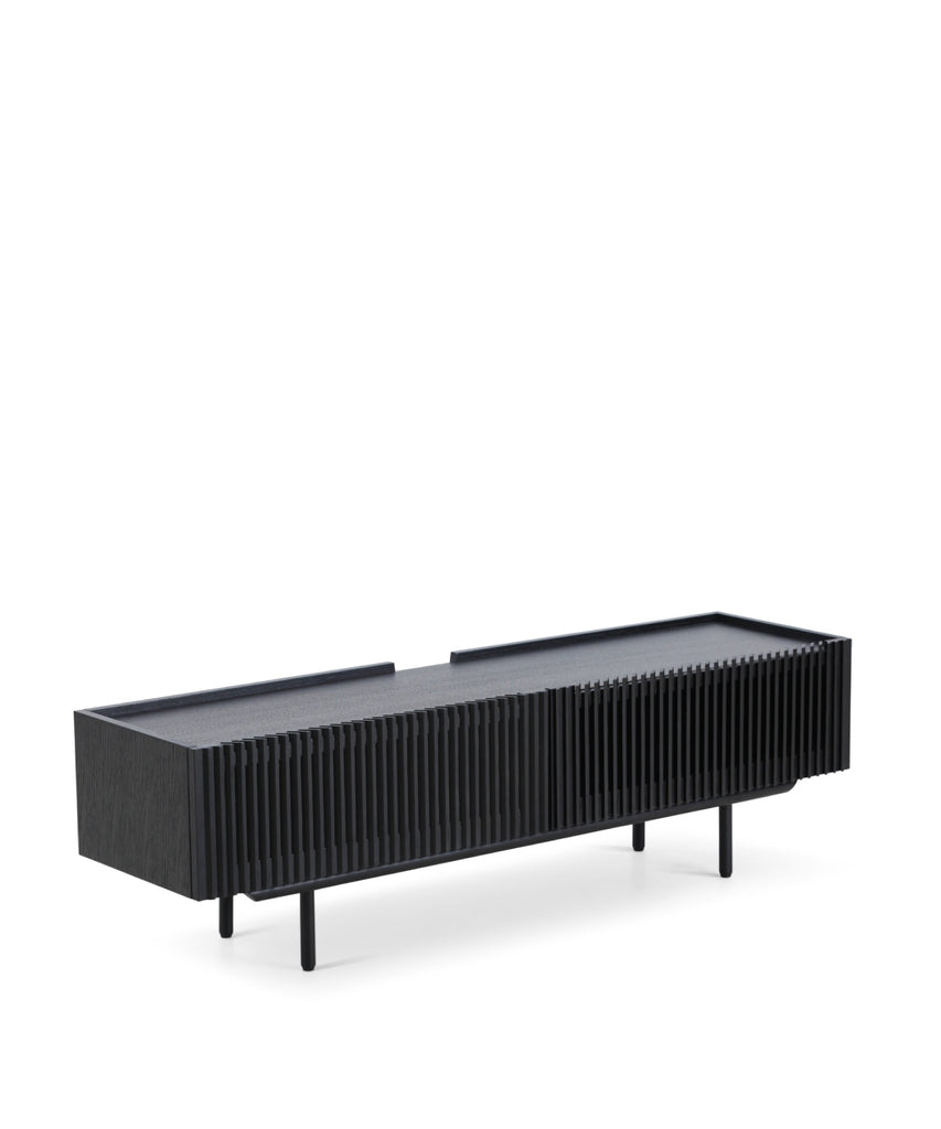 Louvre tv unit - black oak