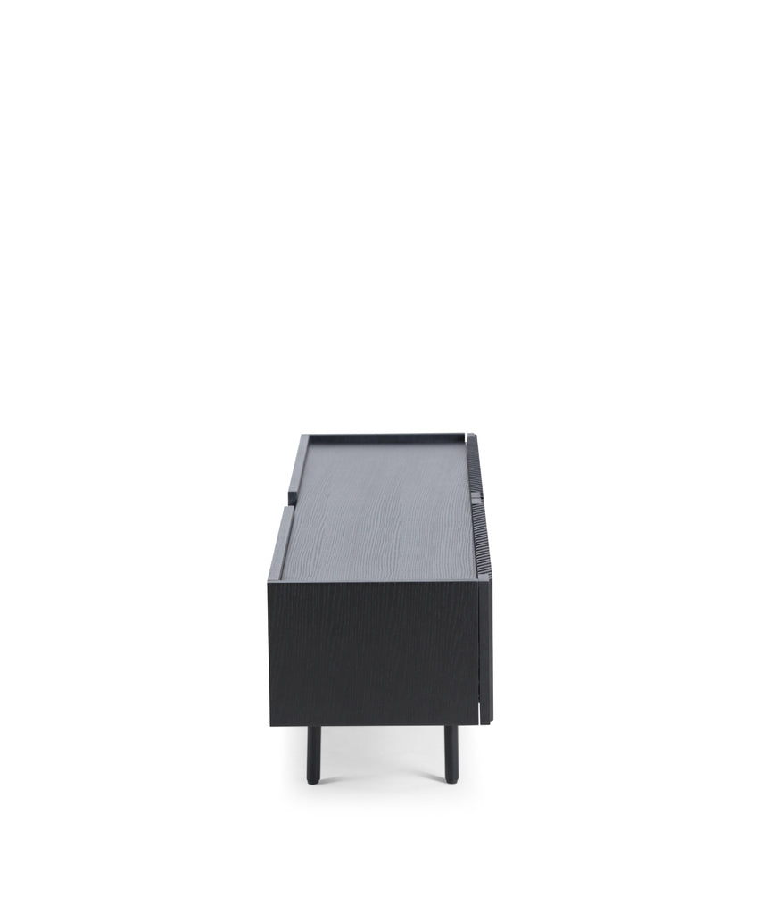 Louvre tv unit - black oak