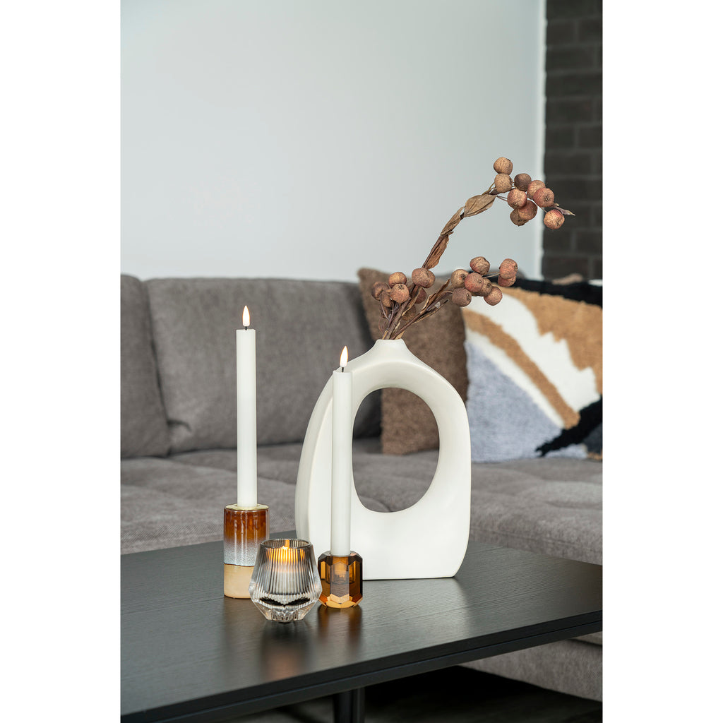 Vase white ceramic