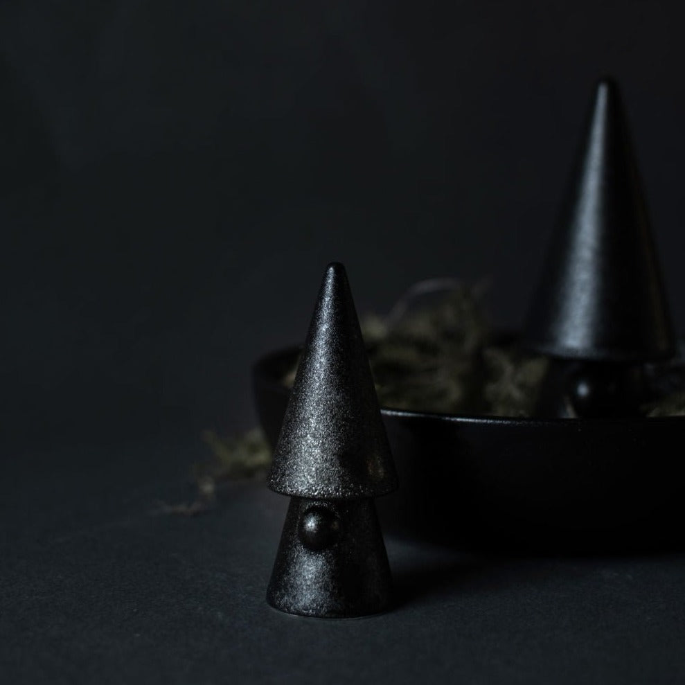Small Santa tree Black -housewolf-3452- Housewolf
