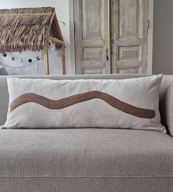 Kussen Bruin 100x40