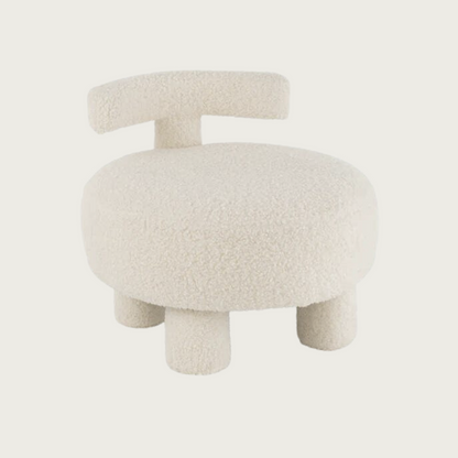 Stool Round With Chairback