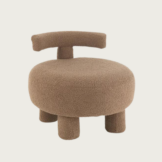 Stool Round With Chairback