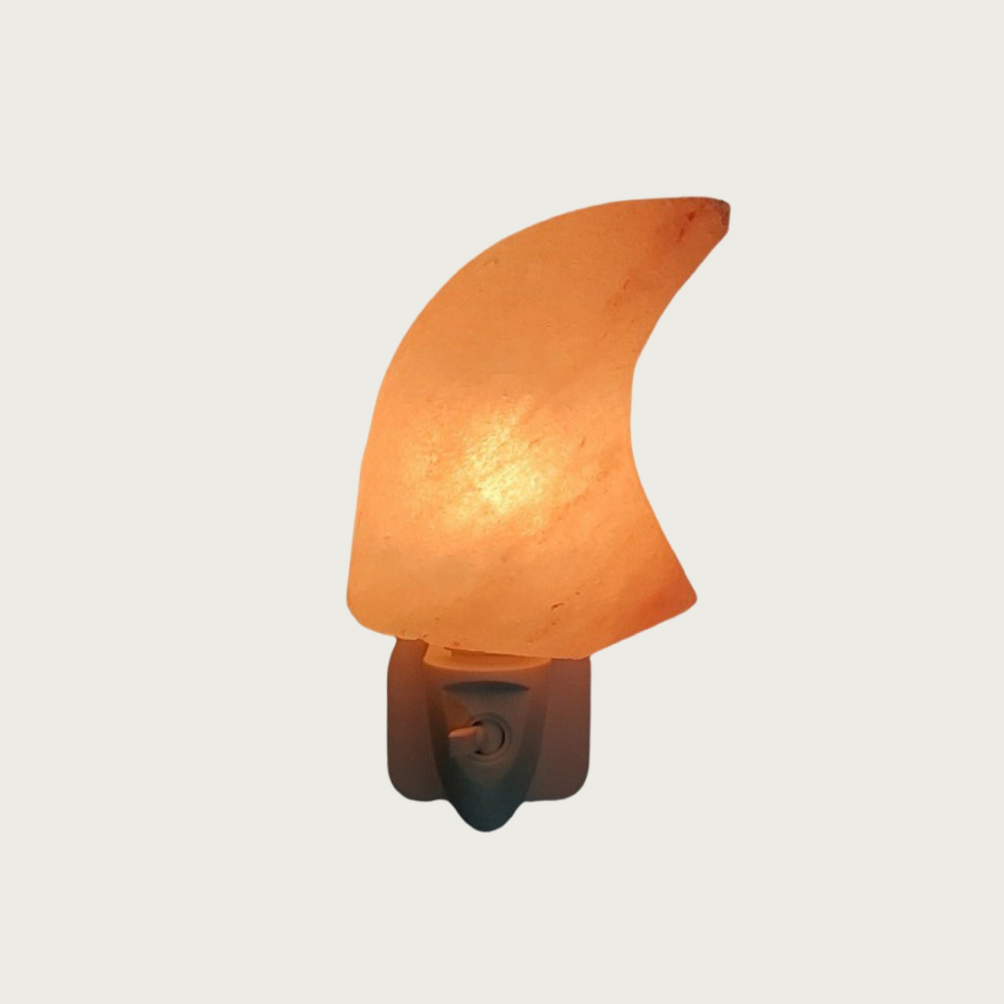 Zoutlamp Nachtlampje Maan Oranje