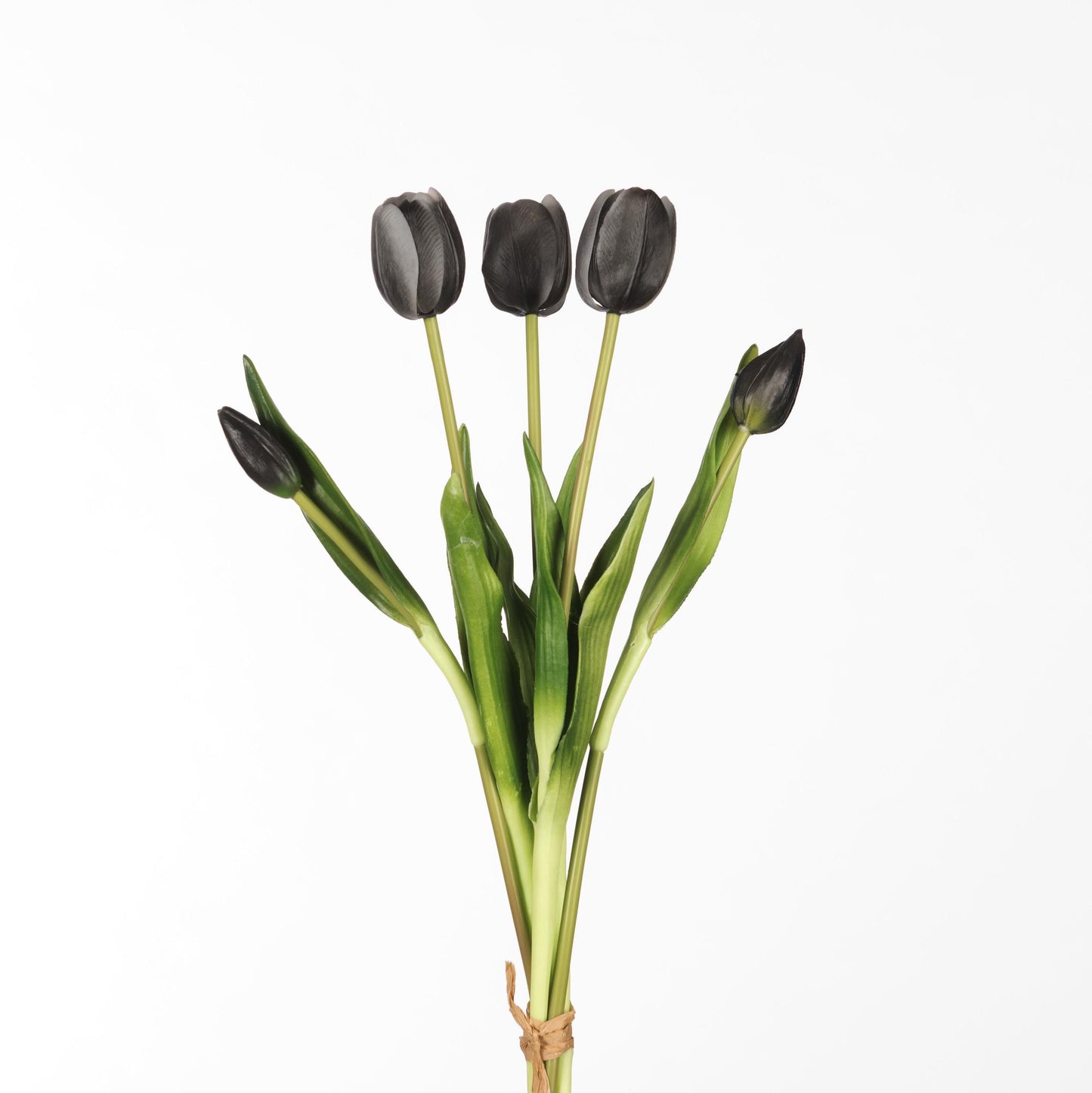 Real touch tulpen (5) zwart