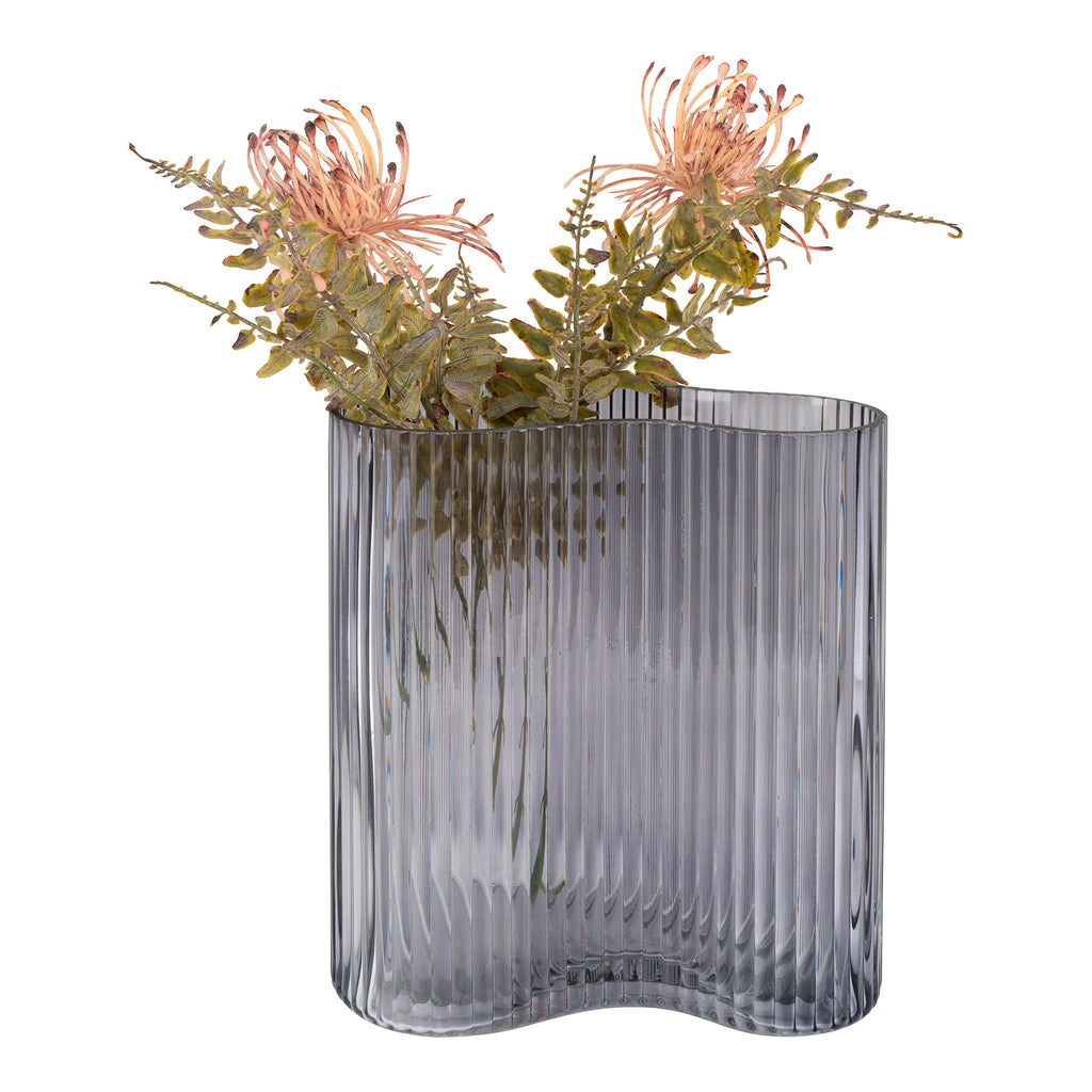 Vase smoked glass